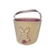 Easter Tote Bag with Handle-Purple rabbit
